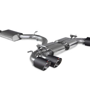 Audi S3 8Y Sportback Resonated cat/gpf back system & electronic valves