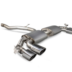 Audi TT MK3 TTS Non GPF Model Only (Coupe models only) Non-resonated cat-back system (with valves)